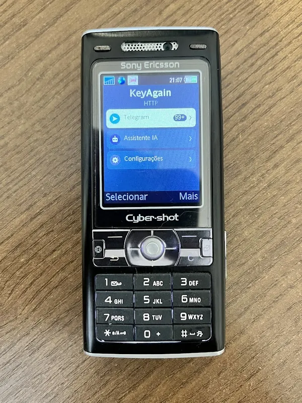 Sony Ericsson Cyber-shot mit dem KeyAgain-Menü